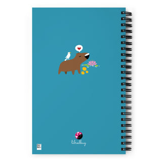 Happy Cappy Spiral notebook