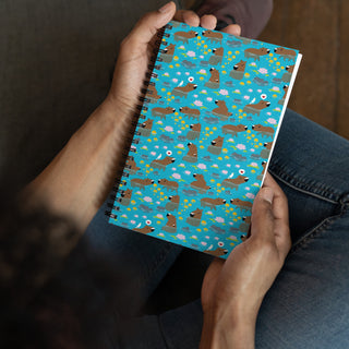 Happy Cappy Spiral notebook