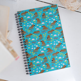 Happy Cappy Spiral notebook