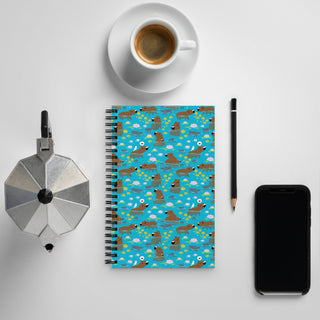 Happy Cappy Spiral notebook