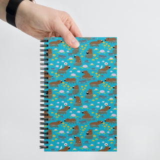 Happy Cappy Spiral notebook