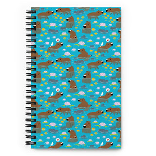 Happy Cappy Spiral notebook