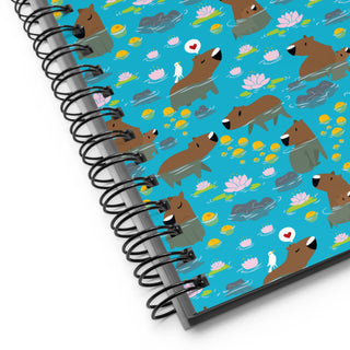 Happy Cappy Spiral notebook